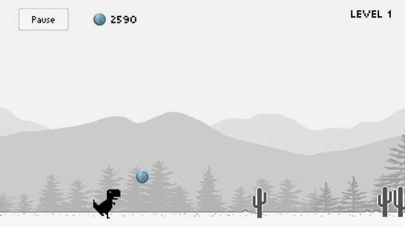 A EVOLUÇÃO DO DINOSSAURO DO GOOGLE → Jumping Dino [ jogo de celular ] 📱🎮  